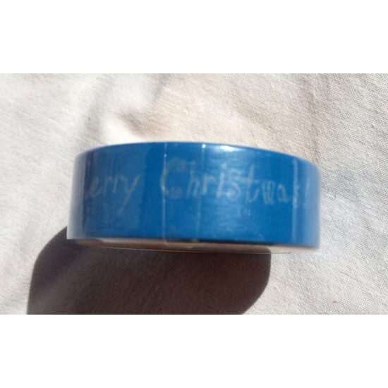 372872 - Deco tape - washi tape - scotch hartie Merry Christmas blu - 15mm x 10m ANT-CH