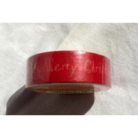 372871 - Deco tape - washi tape - scotch hartie Merry Christmas red - 15mm x 10m ANT-CH