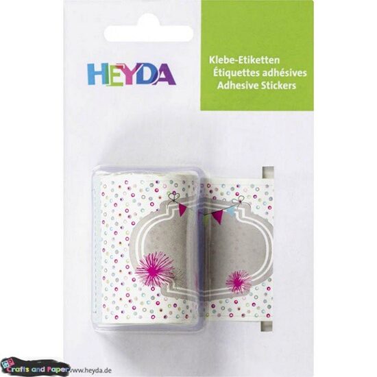 203584335 - Set 24 etichete adezive, 3 modele - party - Heyda