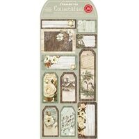 DFTG017- Etichete cartonate predecupate - Winter wood - Stamperia