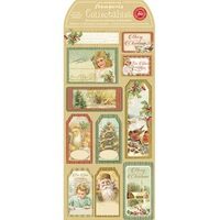 DFTG018- Etichete cartonate predecupate - colectable decoration Christmas - Stamperia