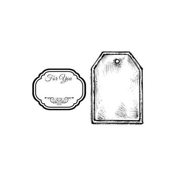 WTKCC32 - Stampila High Definition - 7x11cm - Labels for you - Stamperia