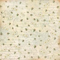 DFT288 - Servetel de orez, 50x50cm, Stamperia - writing and butcher s broom
