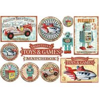 DFS340 - Hartie de orez Stamperia 48x33 cm - Toys and games