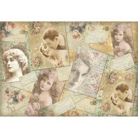 DFS353 - Hartie de orez Stamperia 48x33 cm - Amour