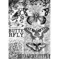 DFSA4168 - Hartie de orez A4 - Stamperia - Butterfly