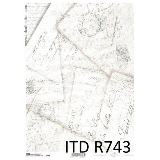 R743- Hartie orez A4, 25 - 30gr - ITD