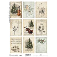 TAG-061 - Hartie scrapbooking -Etichete - A4, 250g - ITD
