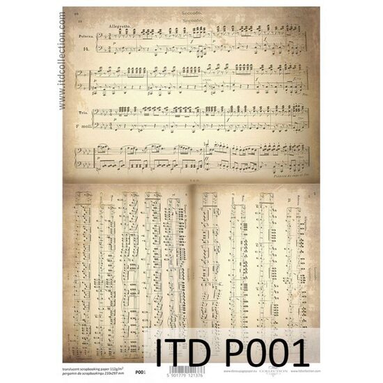 P001 - Hartie translucenta, A4 ,115g - ITD