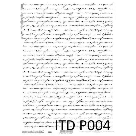 P004 - Hartie translucenta, A4 ,115g - ITD