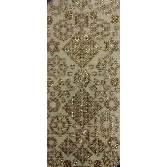 7055 Sticker transparent / glitter / gold - fulgi - INTER.D