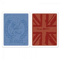 P - 658578 Set 2 placi embosare - London Icons & Union Jack - Sizzix