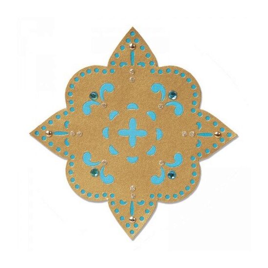 G - 658386 Cutter Sizzlits Large - Flower, Moroccan Star - Sizzix