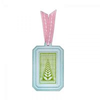 23 - 658618 - Cutter si matrita embosare small - Charm, Emerald - Sizzix