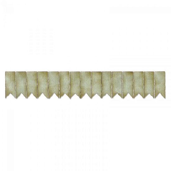 25 - 658712 Cutter sizzlits banda - Ribbon Flags - Sizzix