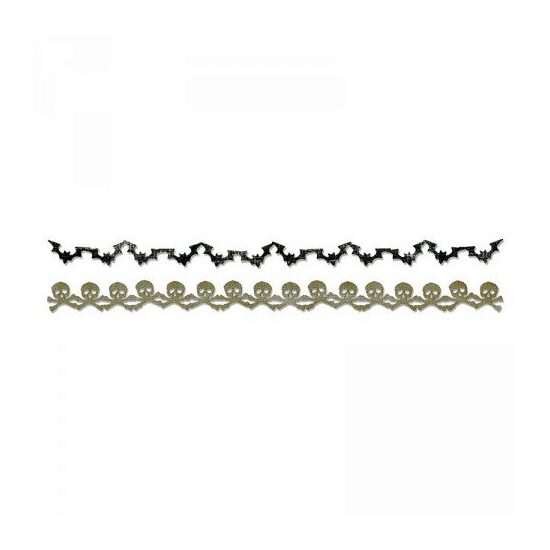 24 - 658710 Cutter sizzlits banda - Bats & Crossbones Garland - Sizzix