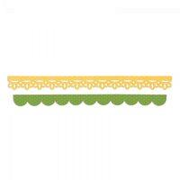 26 - 660395 Cutter sizzlits banda - Eyelet Lace & Scallops - Sizzix