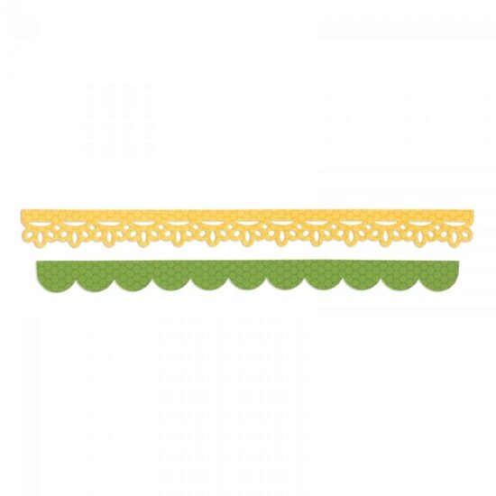 26 - 660395 Cutter sizzlits banda - Eyelet Lace & Scallops - Sizzix