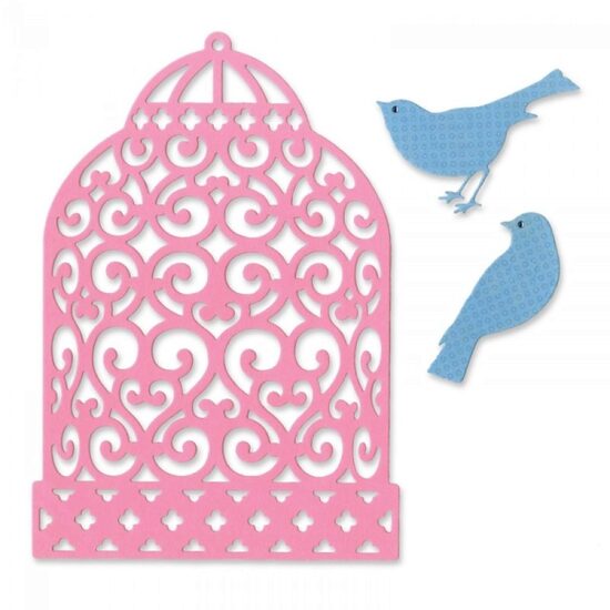 4 - 660691 Cutter Thinlits 3/set - Birdcage - Sizzix