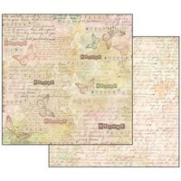 SBB439 - Hartie scrapbooking 31.2X30.3CM - Butterflies Fairy - Stamperia