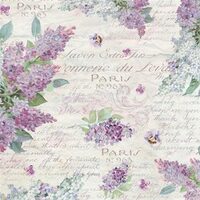 DFT295 - Servetel de orez, 50x50cm, Lilac - Stamperia
