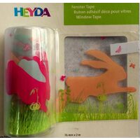 203584486 Folie adeziva, transparenta cu iepurasi - Heyda