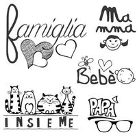 WTKCC82 - Stampila High Definition - 10x10cm - Family - Stamperia