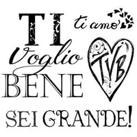 WTKCC84 - Stampila High Definition - 10x10cm - I love you - Stamperia