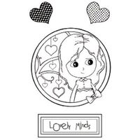 WTKCC61 - Stampila High Definition - 7x11cm - Lovely minds - Stamperia