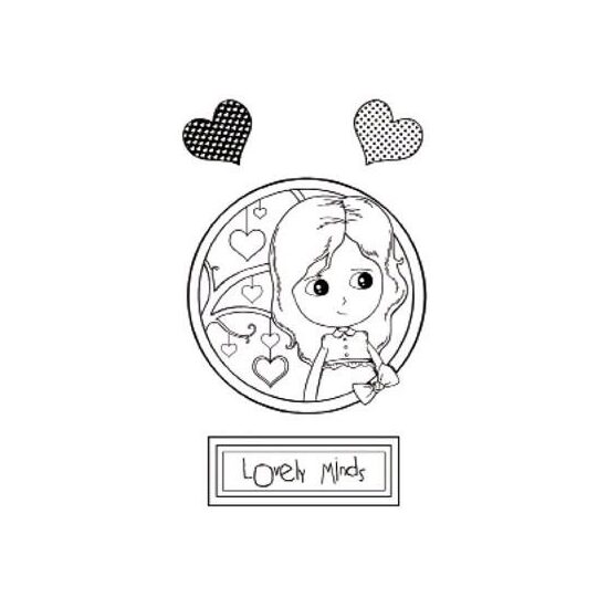 WTKCC61 - Stampila High Definition - 7x11cm - Lovely minds - Stamperia