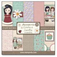 SBBL16 - Bloc 10 coli Scrap, 30x30cm - Emma e Camille - Stamp.