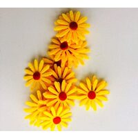 368801 - Set 20 flori galbene fetru 3.5cm. ANT-CH