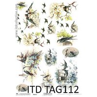 TAG-112 - Hartie scrapbooking -Etichete - A4, 250g - ITD