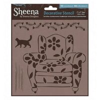 SD-STEN-CAT Sablon 18 x 18 cm Teh Cats Meow - Crafters Companion