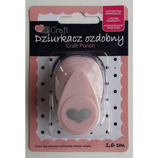 JCDZ-105B-S16 - Perforator 1,6cm - inima - DP CRAFT
