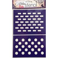 24871 - Sablon adeziv A5 - PENT - puncte si caramizi M23