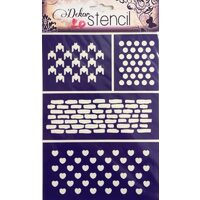 24873 - Sablon adeziv A5 - PENT - ornamente M25