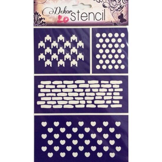 24873 - Sablon adeziv A5 - PENT - ornamente M25