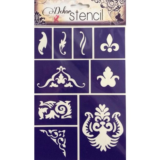 19823 - Sablon adeziv A5 - PENT - ornamente M13