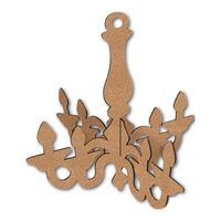 KF508 - Figurina MDF - candelabru 3D - Stamperia.