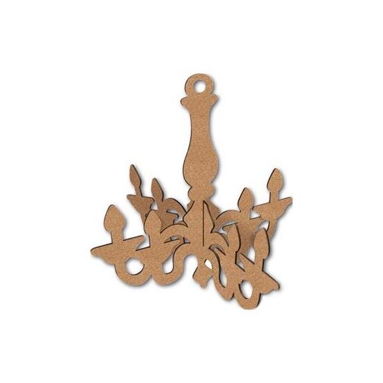 KF508 - Figurina MDF - candelabru 3D - Stamperia.