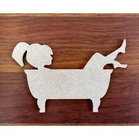 S-182A - Tablita Lady - MDF - 20x12.2x0.6cm - MIMH