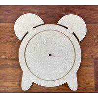 S-157 - Cadran ceas - Ceas destaptator - MDF - 21.3x20.4x0.6cm - MIMH