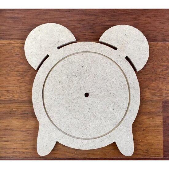 S-157 - Cadran ceas - Ceas destaptator - MDF - 21.3x20.4x0.6cm - MIMH