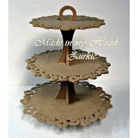 S-043 - Etajera / Suport cupcakes 40cm.h - MDF 0.6cm - MIMH