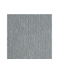 PAK121 - 12505516 Servetele embosate 15buc. - 25x25cm - Elegance Grey - Ambiente
