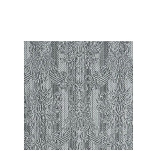PAK121 - 12505516 Servetele embosate 15buc. - 25x25cm - Elegance Grey - Ambiente