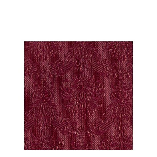 PAK96 - 12505519 Servetele embosate 15buc. - 25x25cm - Elegance Bordeau - Ambiente