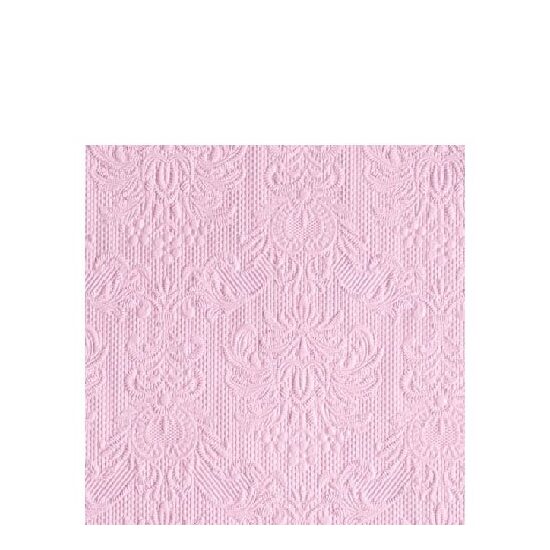 PAK24 - 12504928 Servetele embosate 15buc. - 25x25cm - Elegance rose - Ambiente
