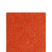 PAK51 - 12505502 Servetele embosate 15buc. - 25x25cm - Elegance orange - Ambiente